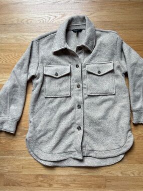 Banana Republic Beige Petite XS Button-Up Jacket